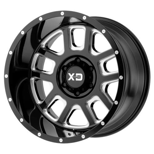 XD Series XD828 DELTA Gloss Black Milled 20x9 00 6x135mm 87.1mm - WheelWiz