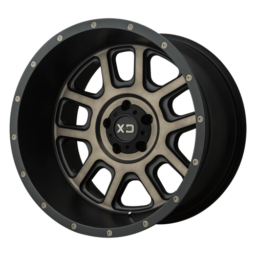 XD Series XD828 DELTA Matte Black W/ Dark Tint Clear 22x14 -76 5x127mm 72.6mm - Wheelwiz
