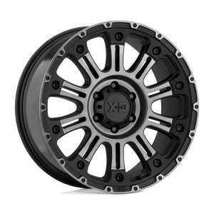 XD Series XD829 HOSS II Satin Black Machined Gray Tint 22x12 -44 6x139.7mm 106.1mm - WheelWiz