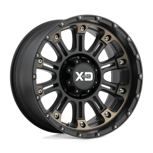 XD Series XD829 HOSS II Satin Black Machined Dark Tint 20x12 -44 8x180mm 124.2mm - WheelWiz