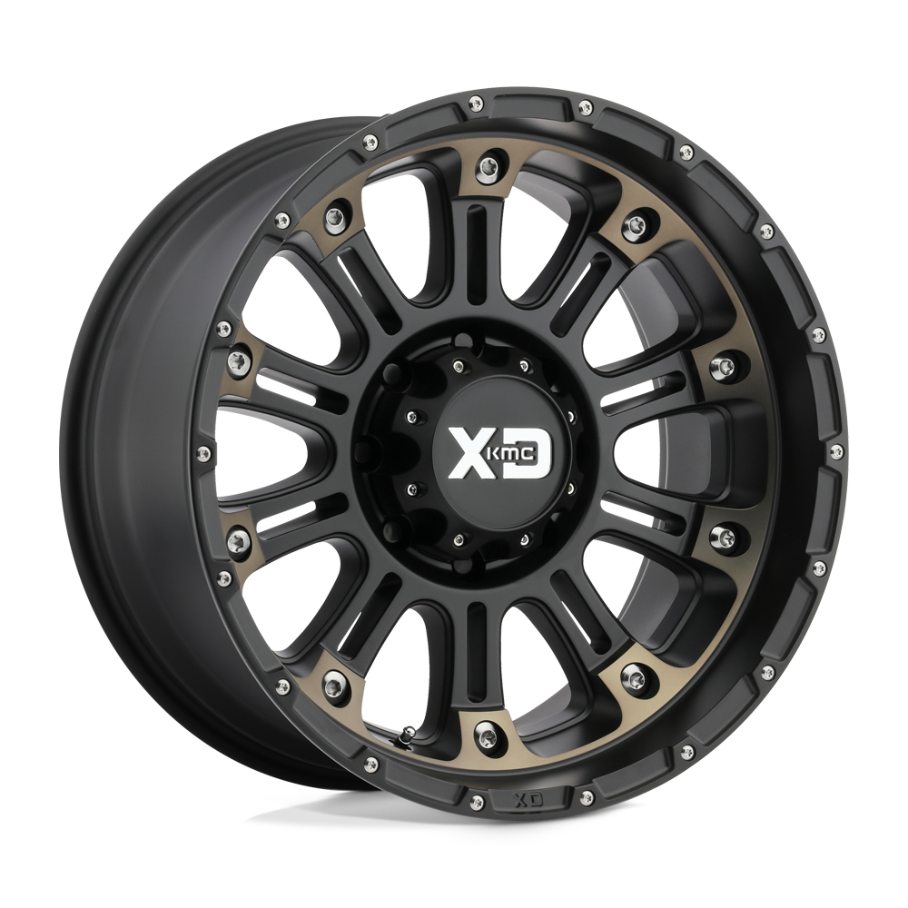 XD Series XD829 HOSS II Satin Black Machined Dark Tint 22x10 -18 6x139.7mm 106.1mm - WheelWiz