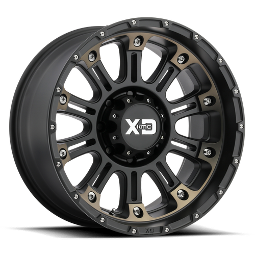 XD Series XD829 HOSS II Satin Black Mach W/ Dark Tint 20x9 0 6x139.7mm 106.1mm - Wheelwiz