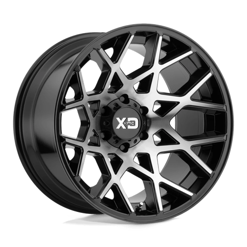 XD Series XD831 CHOPSTIX Gloss Black Machined 20x10 -24 8x165.1mm 125.1mm - Wheelwiz