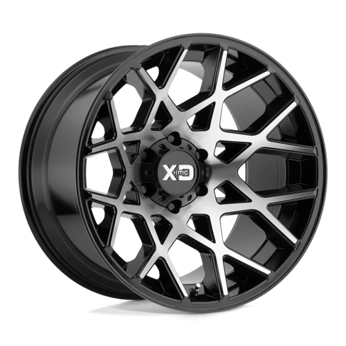 XD Series XD831 CHOPSTIX Gloss Black Machined 22x12 -44 6x135mm 87.1mm - WheelWiz