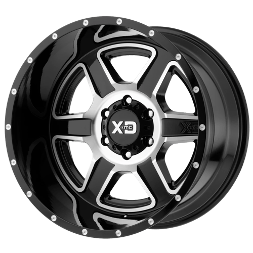 XD Series XD832 FUSION Gloss Black Machined 20x9 +18 6x114.3mm 72.6mm - WheelWiz