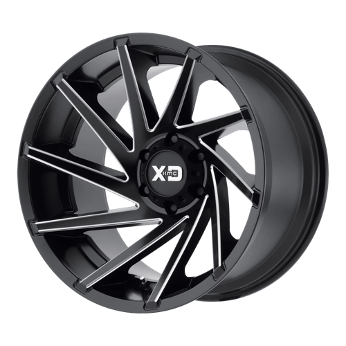 XD Series XD834 CYCLONE Satin Black Milled 20x9 +18 6x114.3mm 72.6mm - WheelWiz