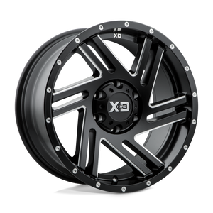 XD Series XD835 SWIPE Satin Black Milled 18x9 00 6x139.7mm 106.1mm - WheelWiz