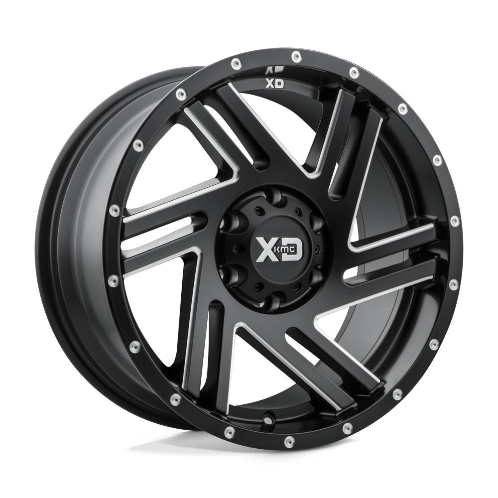 XD Series XD835 SWIPE Satin Black Milled 20x9 +18 5x139.7mm 78.1mm - WheelWiz
