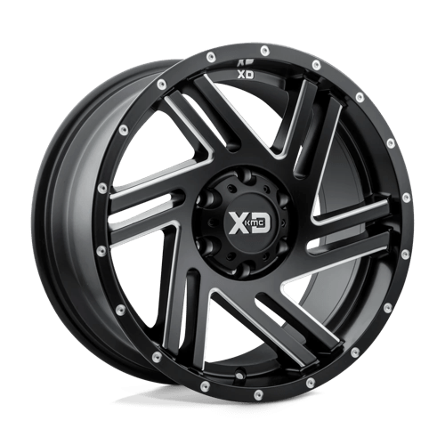 XD Series XD835 SWIPE Satin Black Milled 18x9 +18 6x114.3mm 66.1mm - WheelWiz