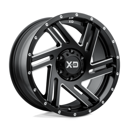 XD Series XD835 SWIPE Satin Black Milled 17x9 +18 8x170mm 125.1mm - WheelWiz