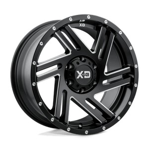 XD Series XD835 SWIPE Satin Black Milled 17x9 +18 6x114.3mm 72.6mm - WheelWiz