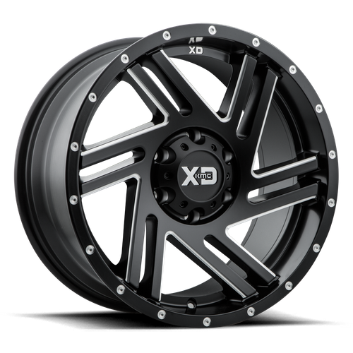 XD Series XD835 SWIPE Satin Black Milled 20x9 +40 6x114.3mm 72.6mm