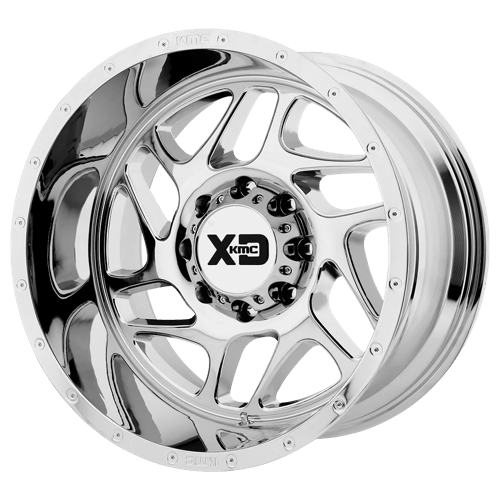 XD Series XD836 FURY Chrome 22x10 -18 8x165.1mm 125.1mm - Wheelwiz