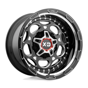 XD Series XD837 DEMODOG Gloss Black Milled 20x9 +18 5x127|5x139.7mm 78.1mm - WheelWiz