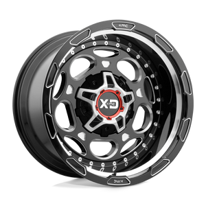 XD Series XD837 DEMODOG Gloss Black Milled 20x9 00 8x165.1mm 125.1mm - WheelWiz