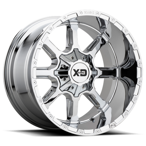 XD Series XD838 MAMMOTH Chrome 24x14 -76 5x127|5x139.7mm 78.1mm - Wheelwiz