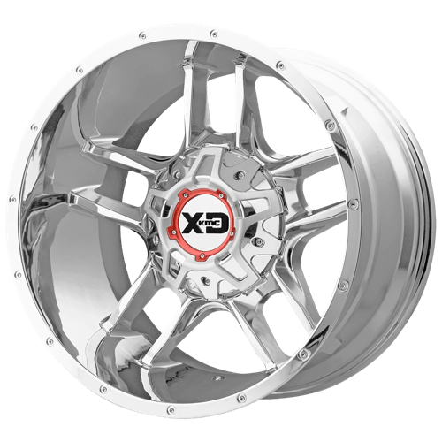 XD Series XD839 CLAMP Chrome 20x9 +18 8x170mm 125.1mm - WheelWiz