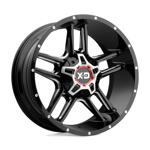 XD Series XD839 CLAMP Gloss Black Milled 20x9 0 6x135|6x139.7mm 106.1mm - Wheelwiz