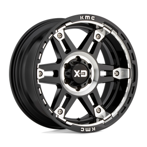 XD Series XD840 SPY II Gloss Black Machined 20x9 +18 6x114.3mm 66.1mm - WheelWiz