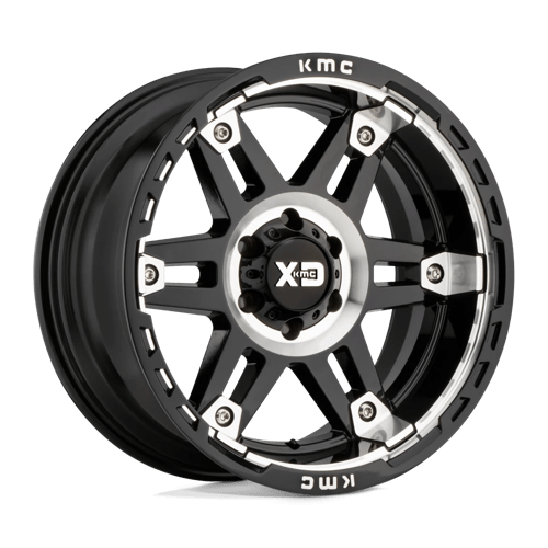 XD Series XD840 SPY II Gloss Black Machined 20x9 +18 8x180mm 124.2mm - WheelWiz