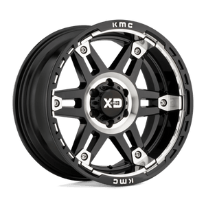 XD Series XD840 SPY II Gloss Black Machined 17x9 -12 5x139.7mm 78.1mm - WheelWiz