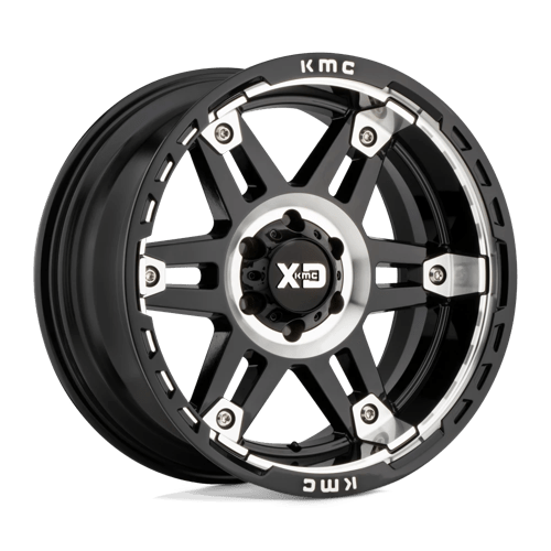 XD Series XD840 SPY II Gloss Black Machined 20x10 -18 6x139.7mm 106.1mm - Wheelwiz
