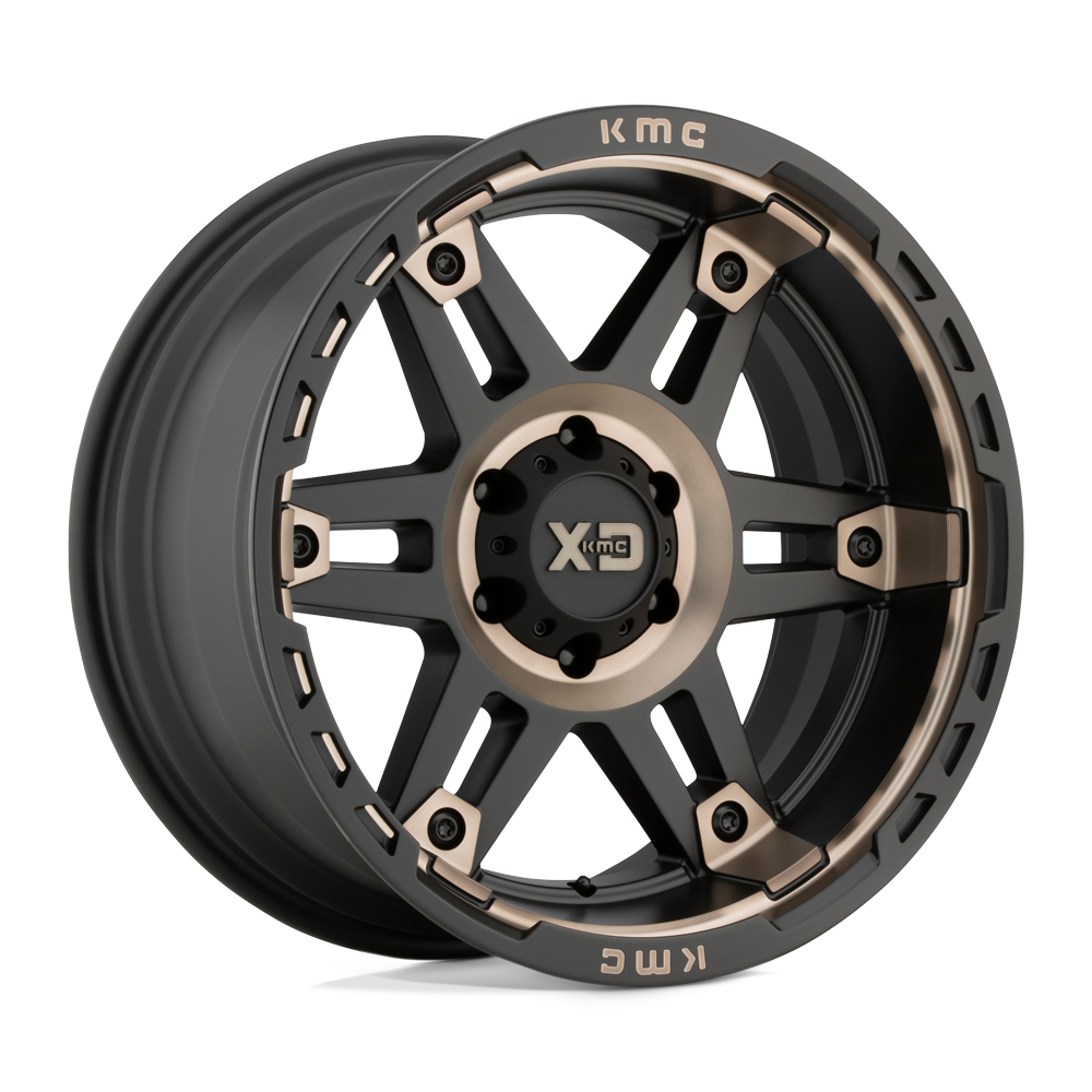 XD Series XD840 SPY II Satin Black Dark Tint 17x8 +18 6x120mm 66.9mm - WheelWiz