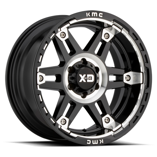 XD Series XD840 SPY II Gloss Black Machined 20x10 -18 5x127mm 71.5mm