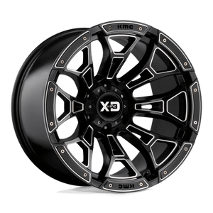 XD Series XD841 BONEYARD Gloss Black Milled 18x10 -18 6x139.7mm 106.1mm - WheelWiz