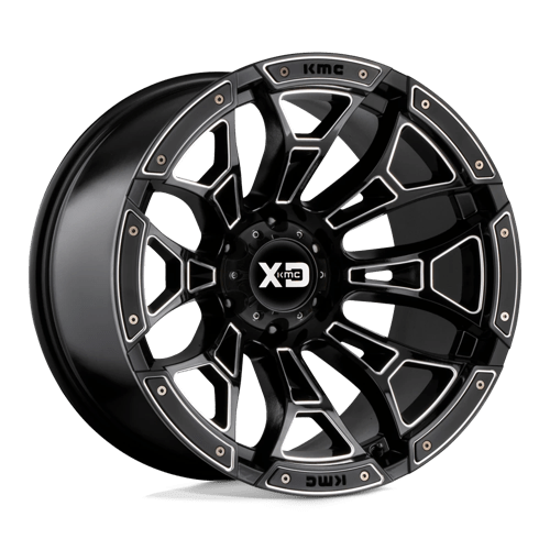 XD Series XD841 BONEYARD Gloss Black Milled 20x10 -36 6x135mm 87.1mm - Wheelwiz