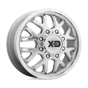 XD Series XD843 GRENADE DUALLY Chrome - Front 20x8.25 +127 8x210mm 154.3mm - WheelWiz