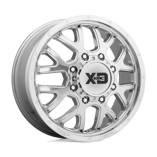 XD Series XD843 GRENADE DUALLY Chrome 20x8.25 +127 8x165.1mm 125.1mm - Wheelwiz