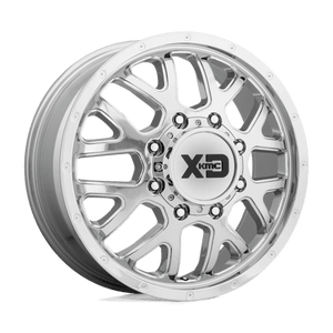 XD Series XD843 GRENADE DUALLY Chrome - Front 17x6.5 +111 8x200mm 142mm - WheelWiz