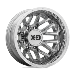 XD Series XD843 GRENADE DUALLY Chrome - Rear 17x6.5 -140 8x200mm 142mm - WheelWiz