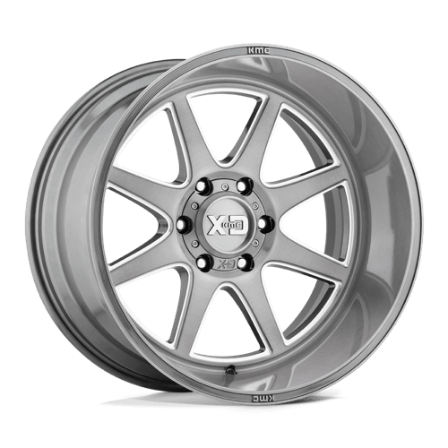 XD Series XD844 PIKE Titanium Brushed Milled 20x10 -18 5x127mm 71.5mm - Wheelwiz