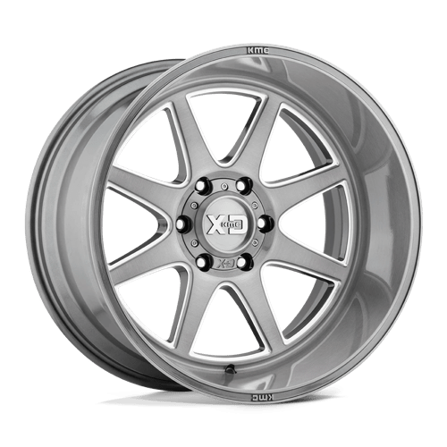 XD Series XD844 PIKE Titanium Brushed Milled 20x9 +18 8x170mm 125.1mm - WheelWiz