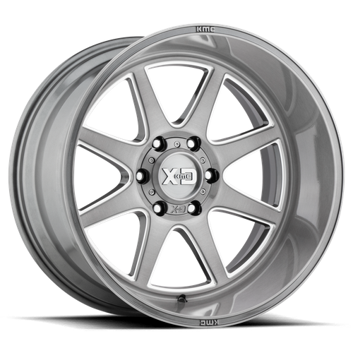 XD Series XD844 PIKE Titanium Brushed Milled 20x9 0 6x135mm 87.1mm - Wheelwiz