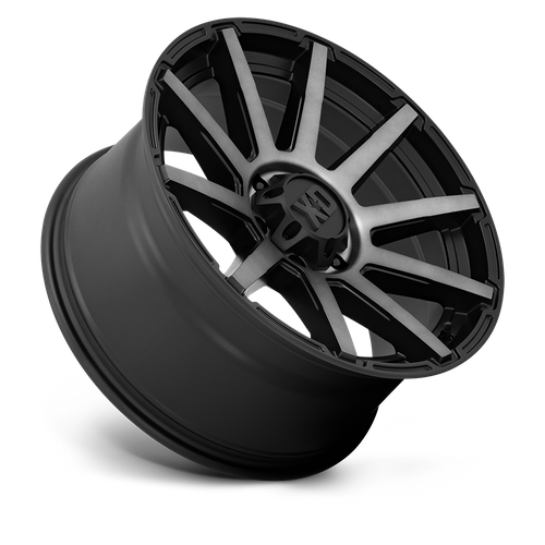 XD Series XD847 OUTBREAK Satin Black W/ Gray Tint 20x10 +12 6x139.7mm 106.1mm