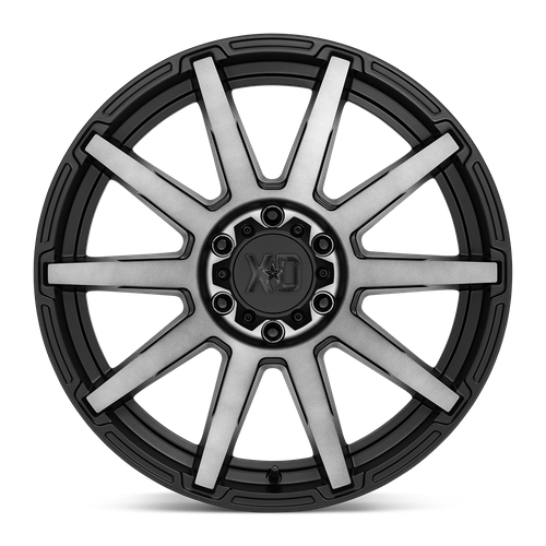 XD Series XD847 OUTBREAK Satin Black W/ Gray Tint 22x10 +12 6x135mm 87.1mm