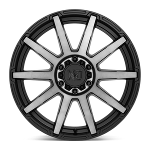 XD Series XD847 OUTBREAK Satin Black W/ Gray Tint 20x10 +12 8x165.1mm 125.1mm