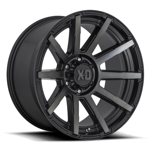 XD Series XD847 OUTBREAK Satin Black W/ Gray Tint 18x9 0 8x170mm 125.1mm