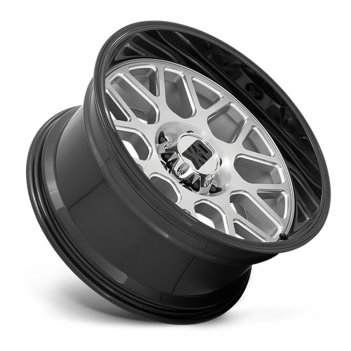 XD Series XD849 GRENADE II Brushed Milled W/ G-black Lip 20x10 -18 5x127mm 71.5mm - Wheelwiz