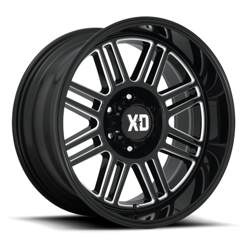 XD Series XD850 CAGE Gloss Black Milled 20x9 0 8x165.1mm 125.1mm