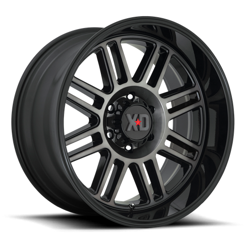XD Series XD850 CAGE Gloss Black W/ Gray Tint 20x10 -18 6x139.7mm 106.1mm
