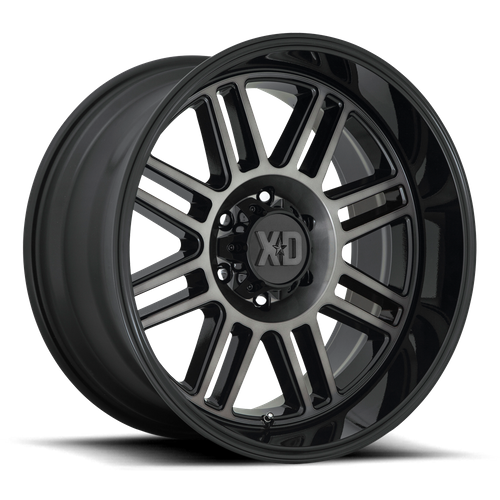 XD Series XD850 CAGE Gloss Black W/ Gray Tint 20x10 -18 6x139.7mm 106.1mm