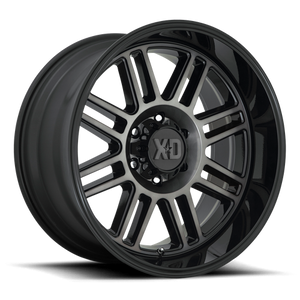 XD Series XD850 CAGE Gloss Black W/ Gray Tint 20x10 -18 6x139.7mm 106.1mm