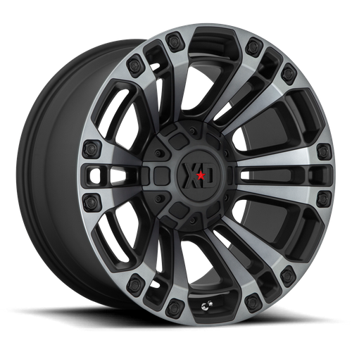 XD Series XD851 MONSTER 3 Satin Black W/ Gray Tint 20x9 0 5x127|5x139.7mm 78.1mm
