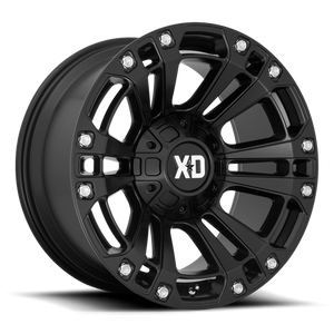 XD Series XD851 MONSTER 3 Satin Black 20x9 +18 8x165.1mm 125.1mm