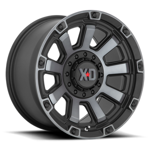 XD Series XD852 GAUNTLET Satin Black W/ Gray Tint 20x9 0 8x165.1mm 125.1mm
