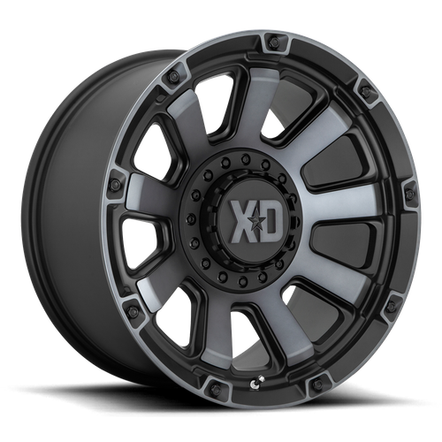 XD Series XD852 GAUNTLET Satin Black W/ Gray Tint 17x9 0 6x135|6x139.7mm 106.1mm